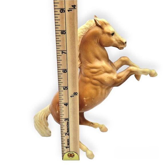 RARE VTG Breyer #183 Rex Palomino Rearing Stallion 1965-85 Repaired Good #1172 - Picture 8 of 10